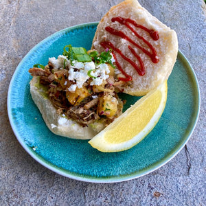 Mexican Pulled Pork Sliders With Pineapple Salsa