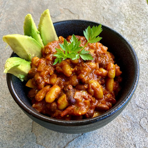 Middle Eastern Smokey Beans with Pecan Oil - Pepo Farms