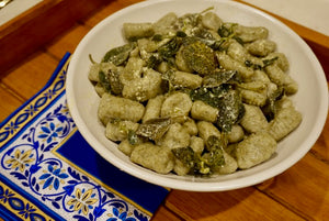 Burnt Butter and Sage Gnocchi with Pumpkin Seed Flour