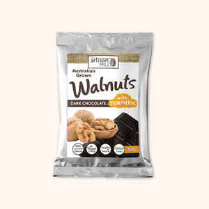 Chocolate Turmeric Walnuts
