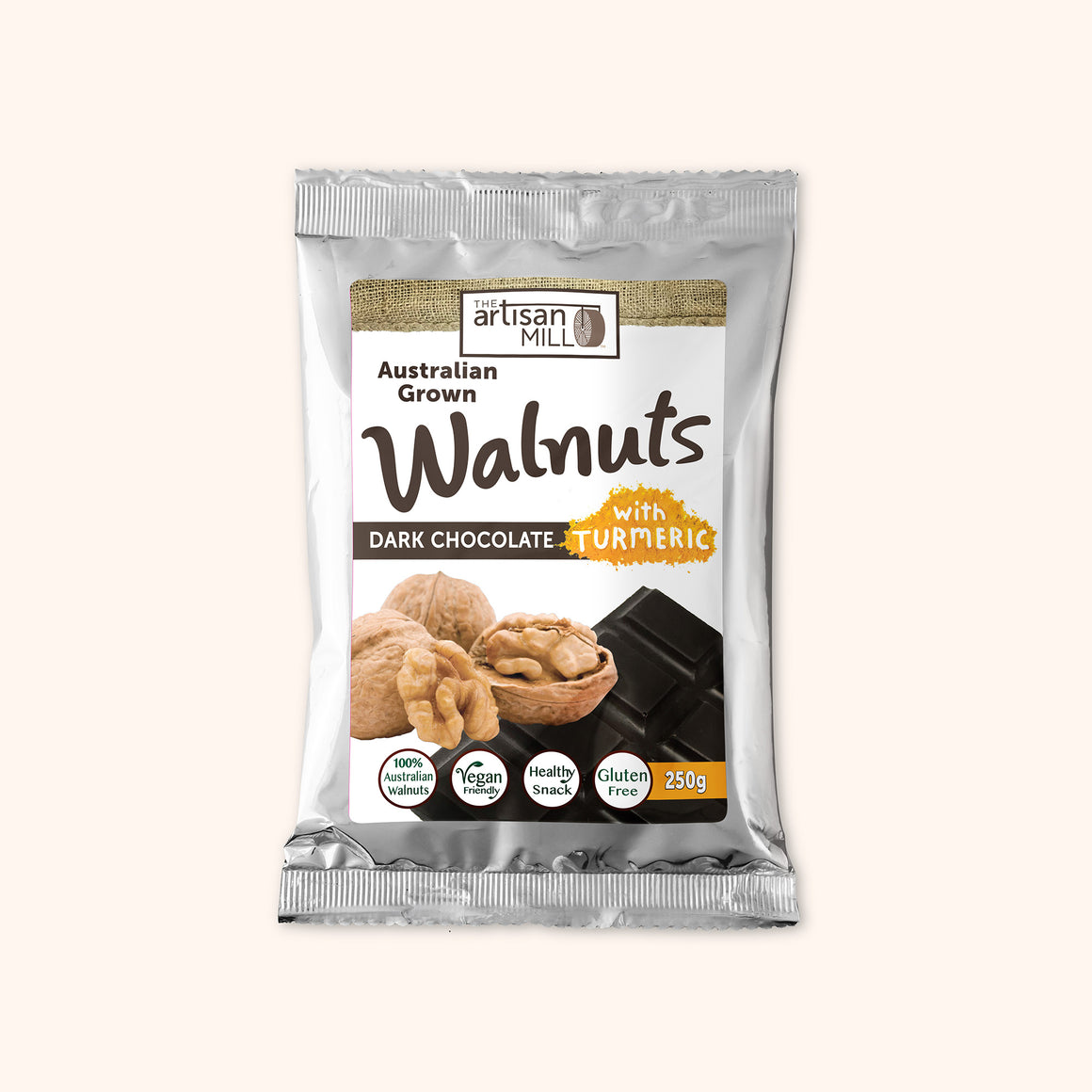 Chocolate Turmeric Walnuts