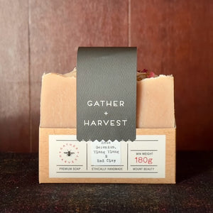 Gather + Harvest Rose Geranium & Ylang Ylang Soap